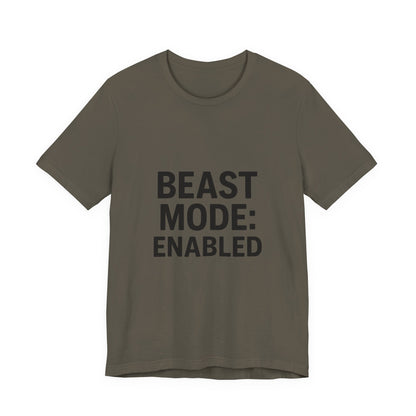 Beast Mode Enabled Unisex Jersey Short Sleeve Tee T-shirt