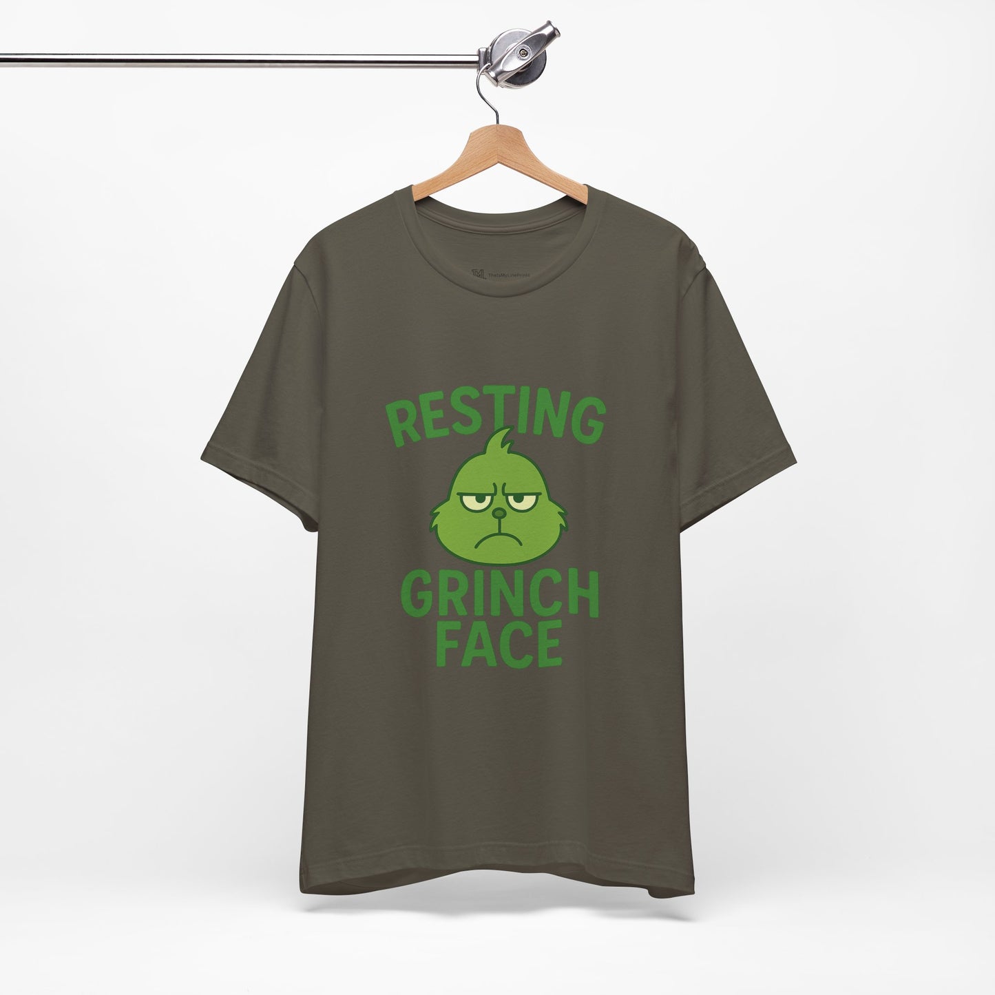 Gringe Resting Face Christmas Unisex Jersey Short Sleeve Tee T-shirt