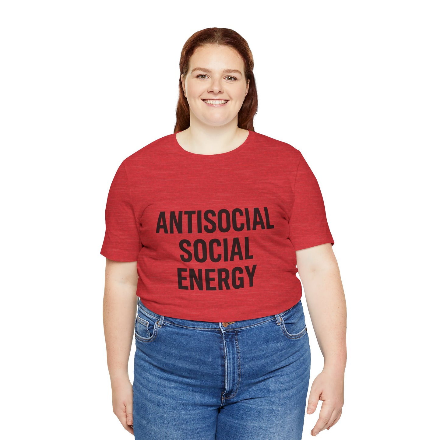 Antisocial Social Energy Unisex Jersey Short Sleeve Tee T-shirt