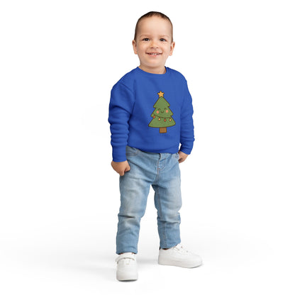 Christmas Tree With Lights Toddler Sweatshirt