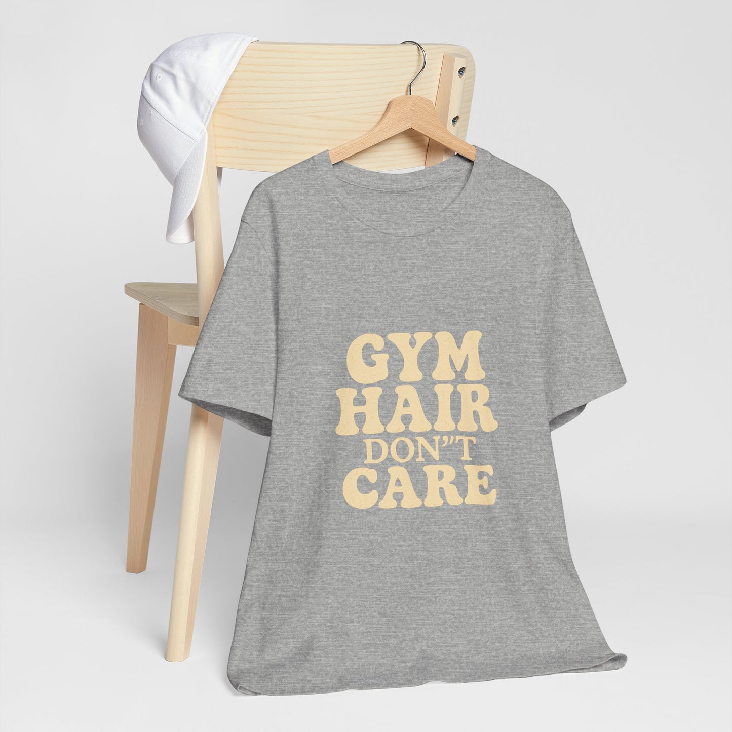 Gym Hair Don't Care Unisex Jersey Short Sleeve Tee T-shirt