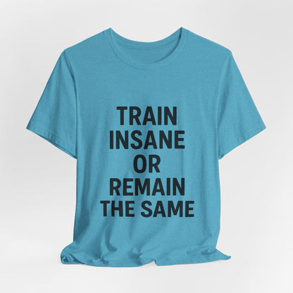 Train Insane Unisex Jersey Short Sleeve Tee T-shirt