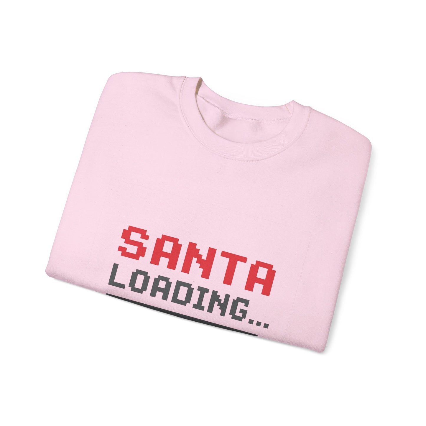 Santa Loading Bar Christmas Unisex Heavy Blend™ Crewneck Sweatshirt