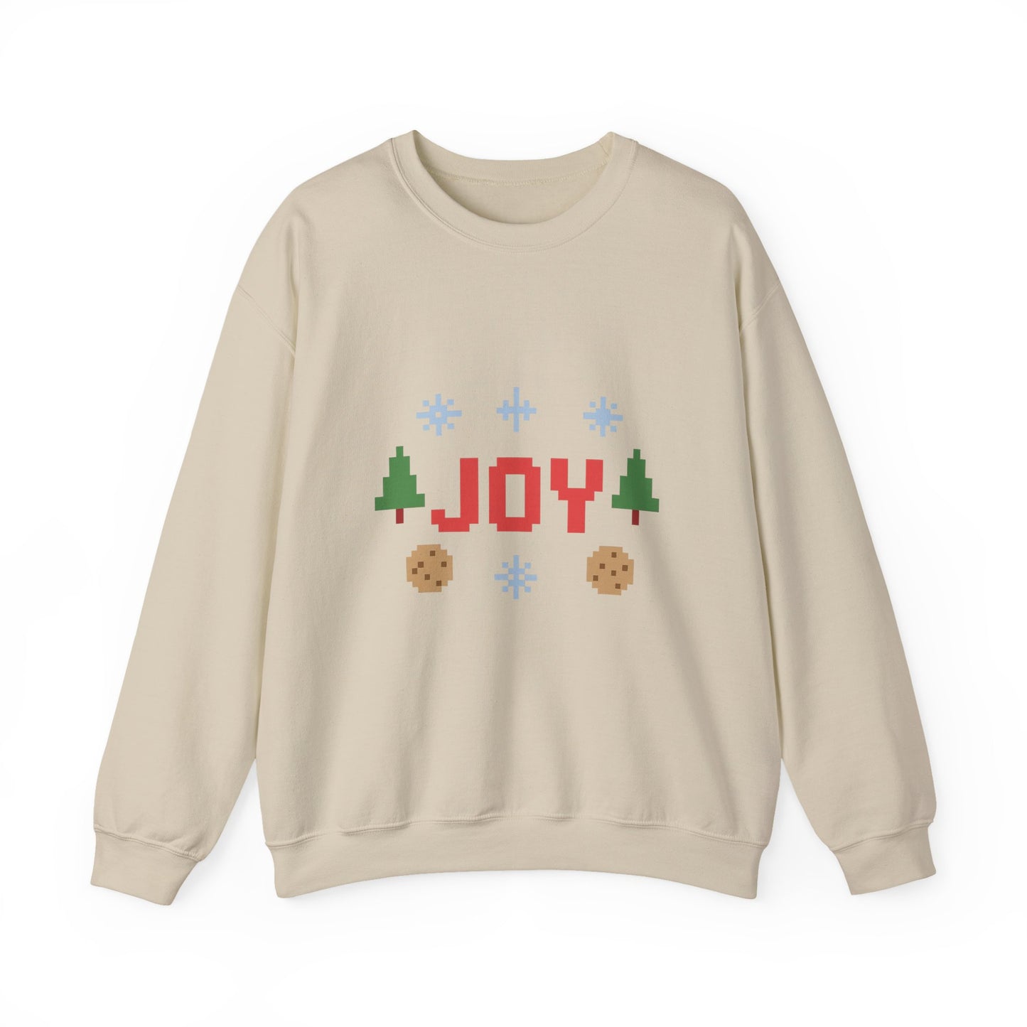 Christmas Joy In Pixel Unisex Heavy Blend™ Crewneck Sweatshirt