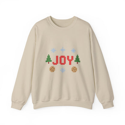 Christmas Joy In Pixel Unisex Heavy Blend™ Crewneck Sweatshirt