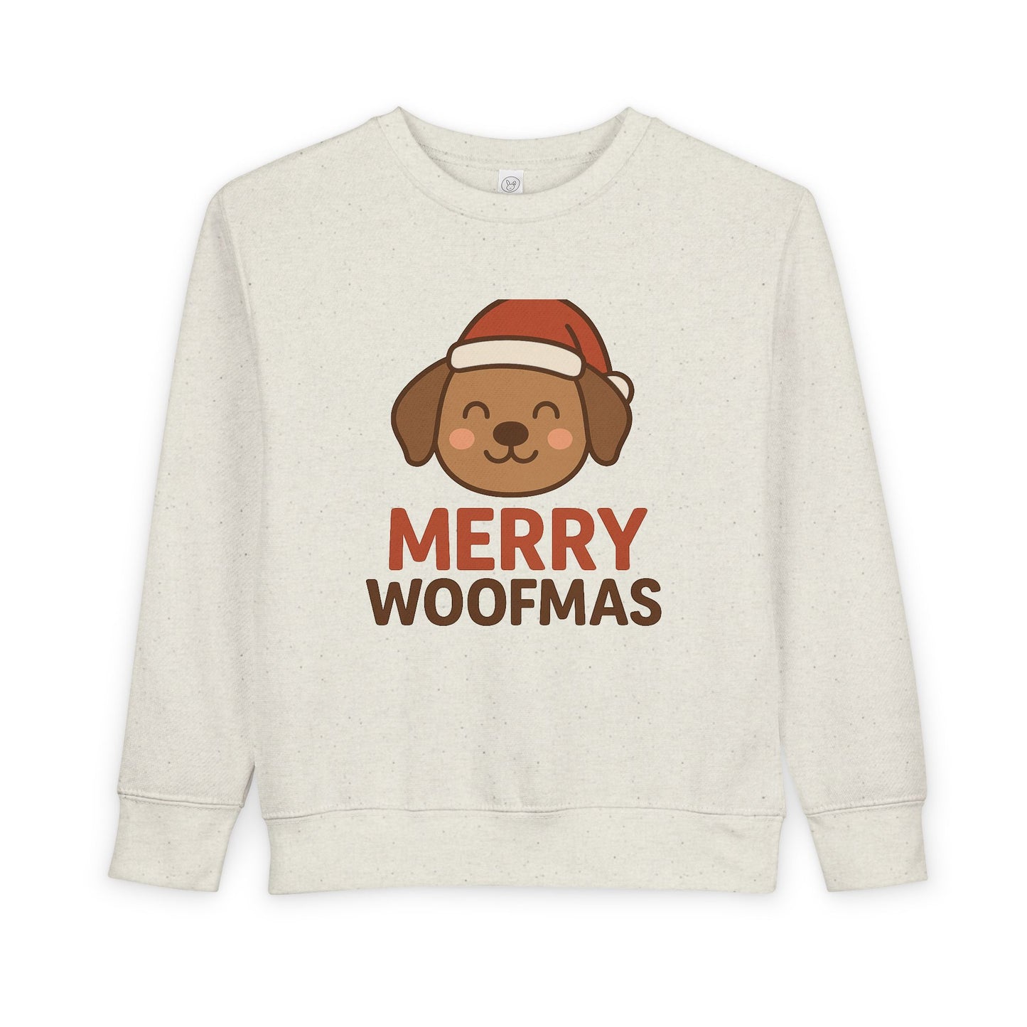 Merry Woofmas Christmas Toddler Sweatshirt