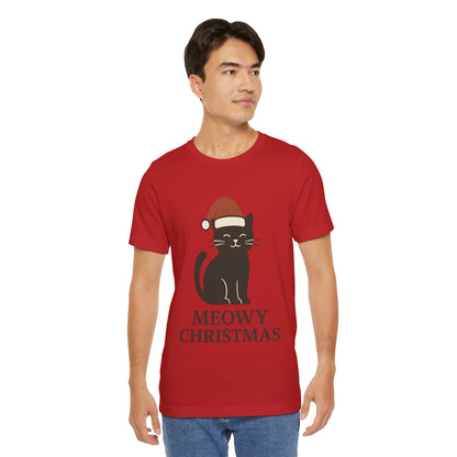 Meowy Christmas Unisex Jersey Short Sleeve Tee T-shirt