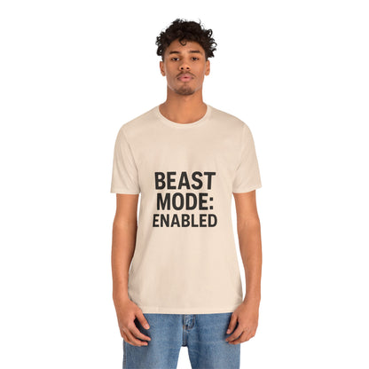 Beast Mode Enabled Unisex Jersey Short Sleeve Tee T-shirt