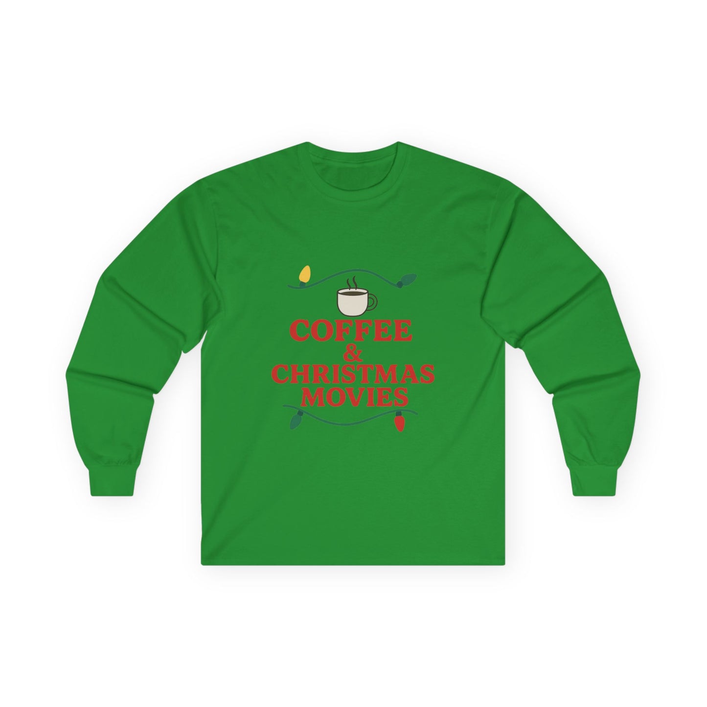 Coffee & Christmas Movies Unisex Ultra Cotton Long Sleeve Tee