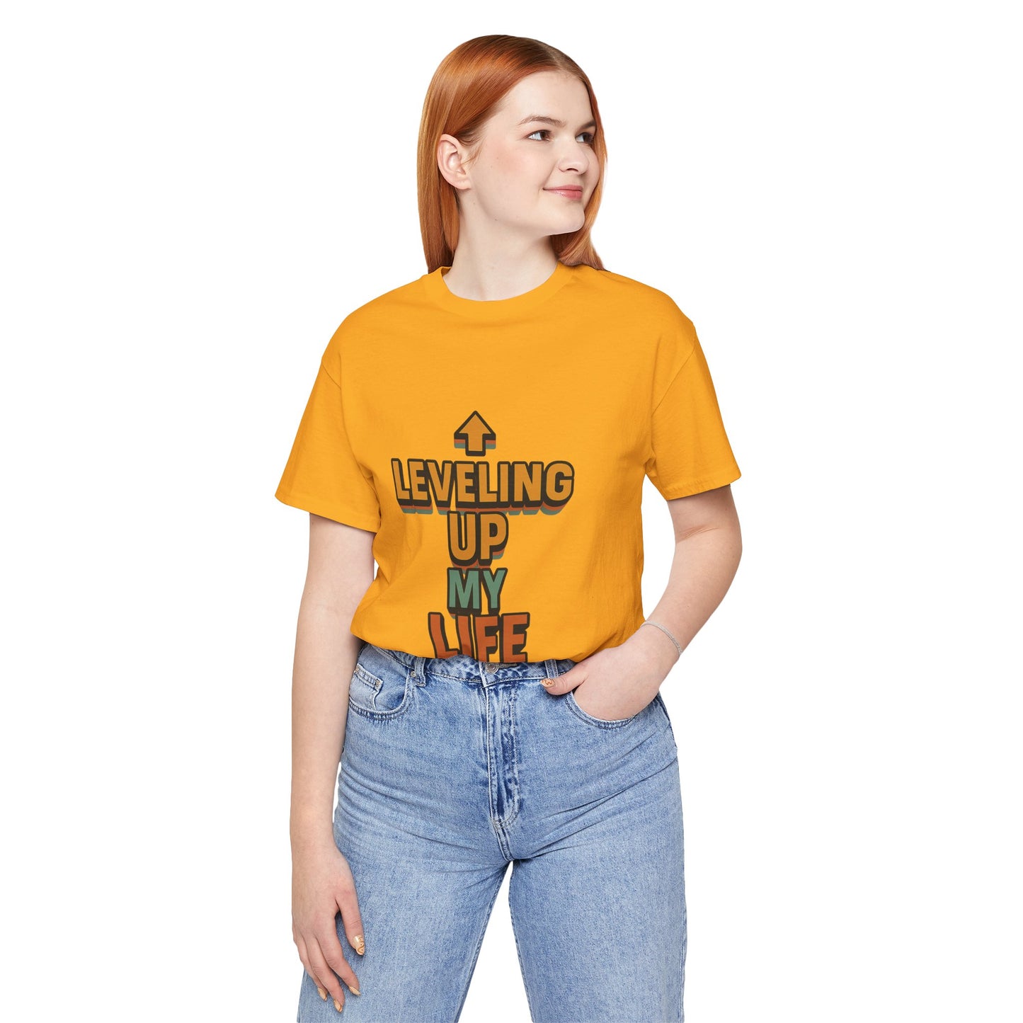 Leveling Up My Life Unisex Jersey Short Sleeve Tee T-shirt