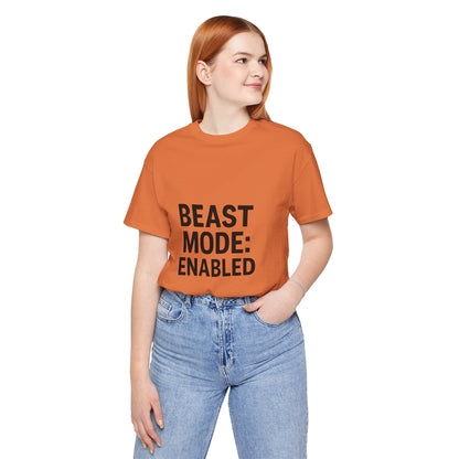Beast Mode Enabled Unisex Jersey Short Sleeve Tee T-shirt