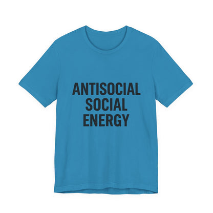 Antisocial Social Energy Unisex Jersey Short Sleeve Tee T-shirt