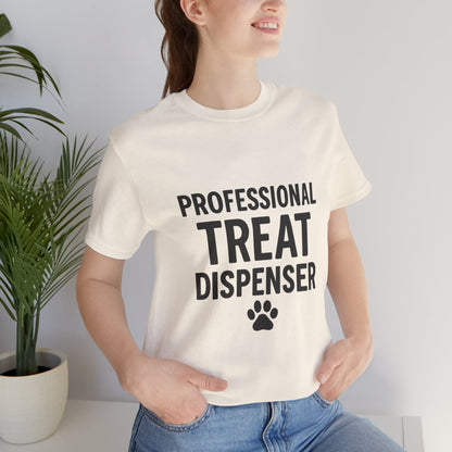 Professional Treat Dispenser Unisex Jersey Short Sleeve Tee T-shirt