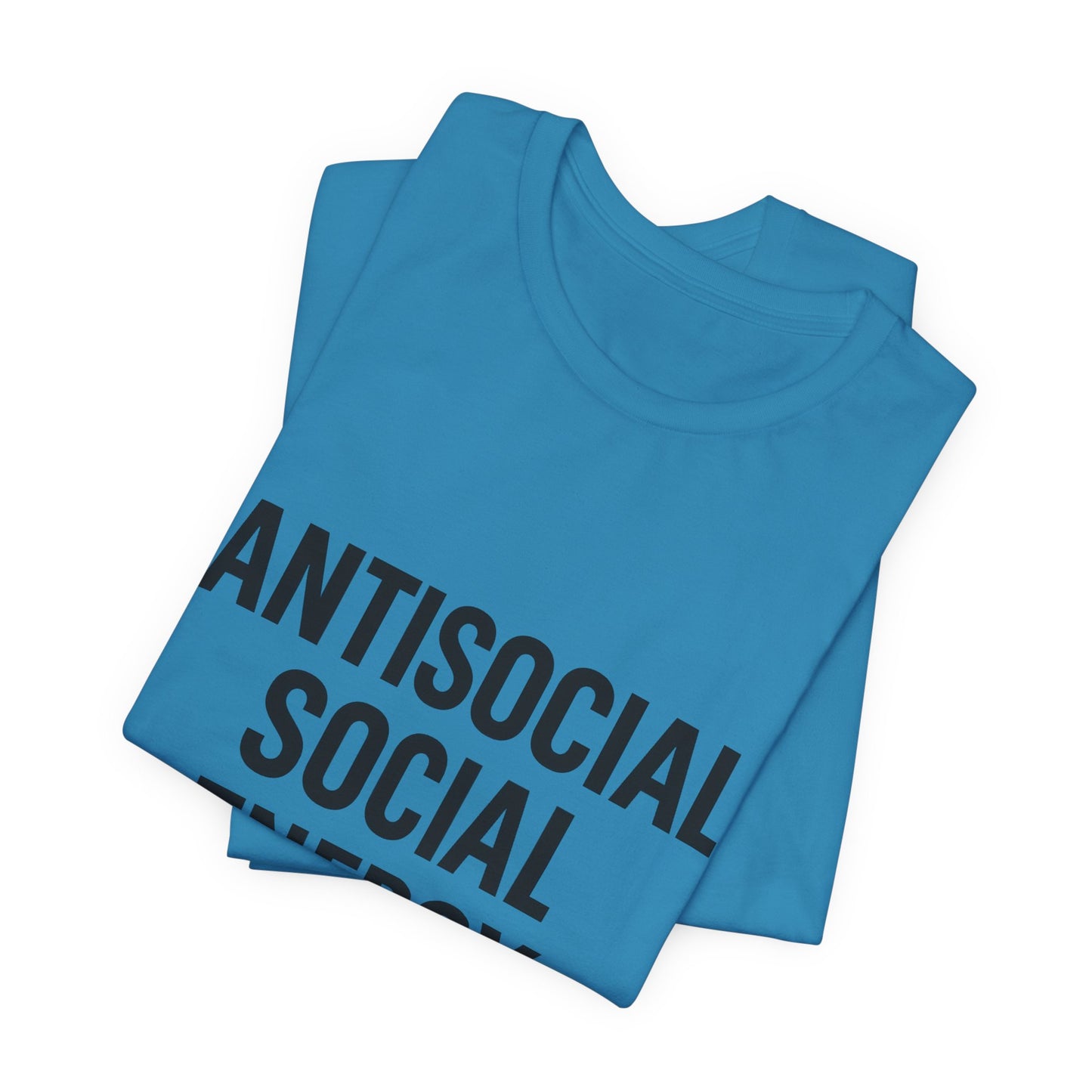 Antisocial Social Energy Unisex Jersey Short Sleeve Tee T-shirt