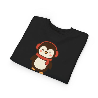 Christmas Winter Penguin Toddler Sweatshirt