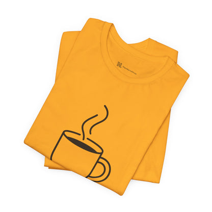 Brewed For Peace Coffee Humor Unisex Jersey Short Sleeve Tee T-shirt