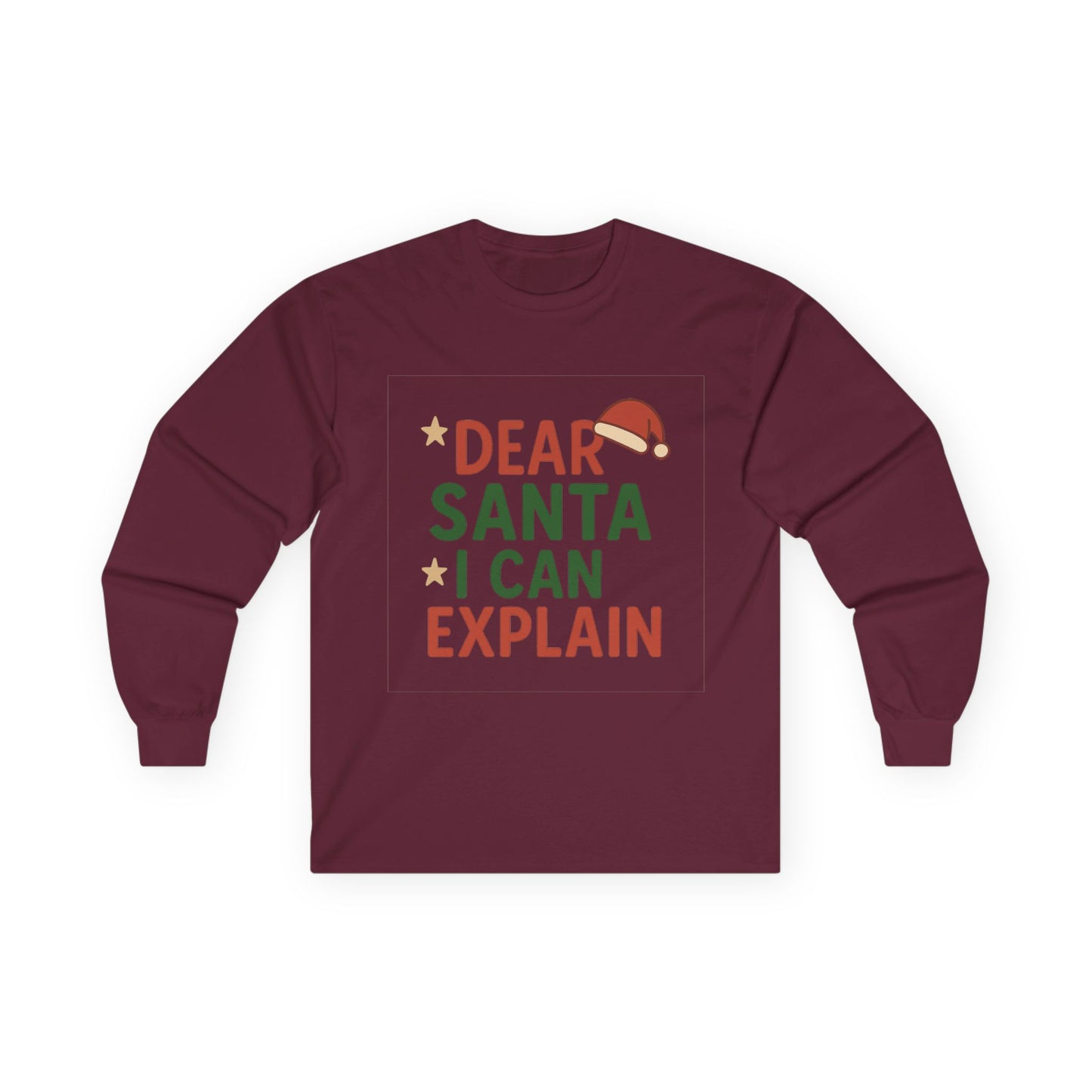 Dear Santa I Can Explain Christmas Unisex Ultra Cotton Long Sleeve Tee