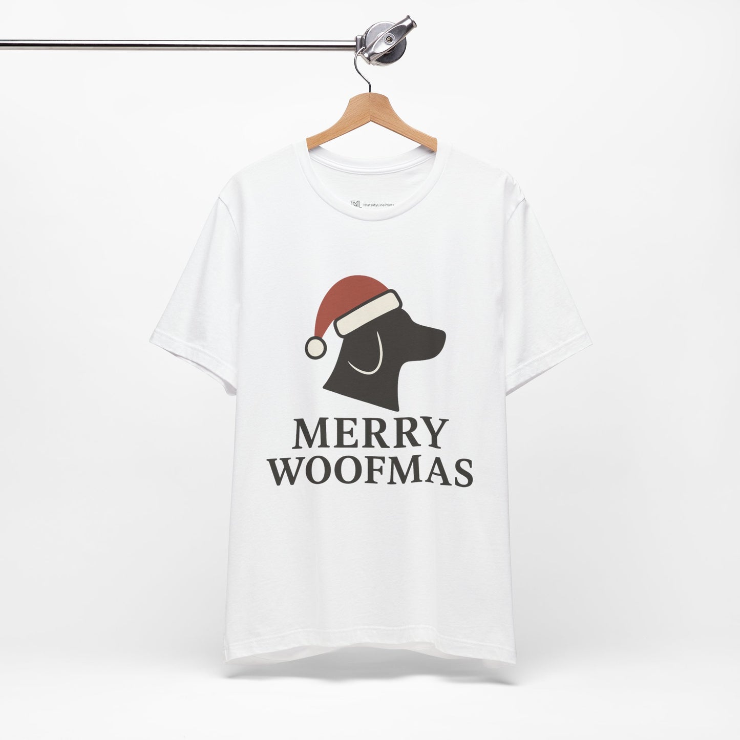 Merry Woofmas Christmas Unisex Jersey Short Sleeve Tee T-shirt