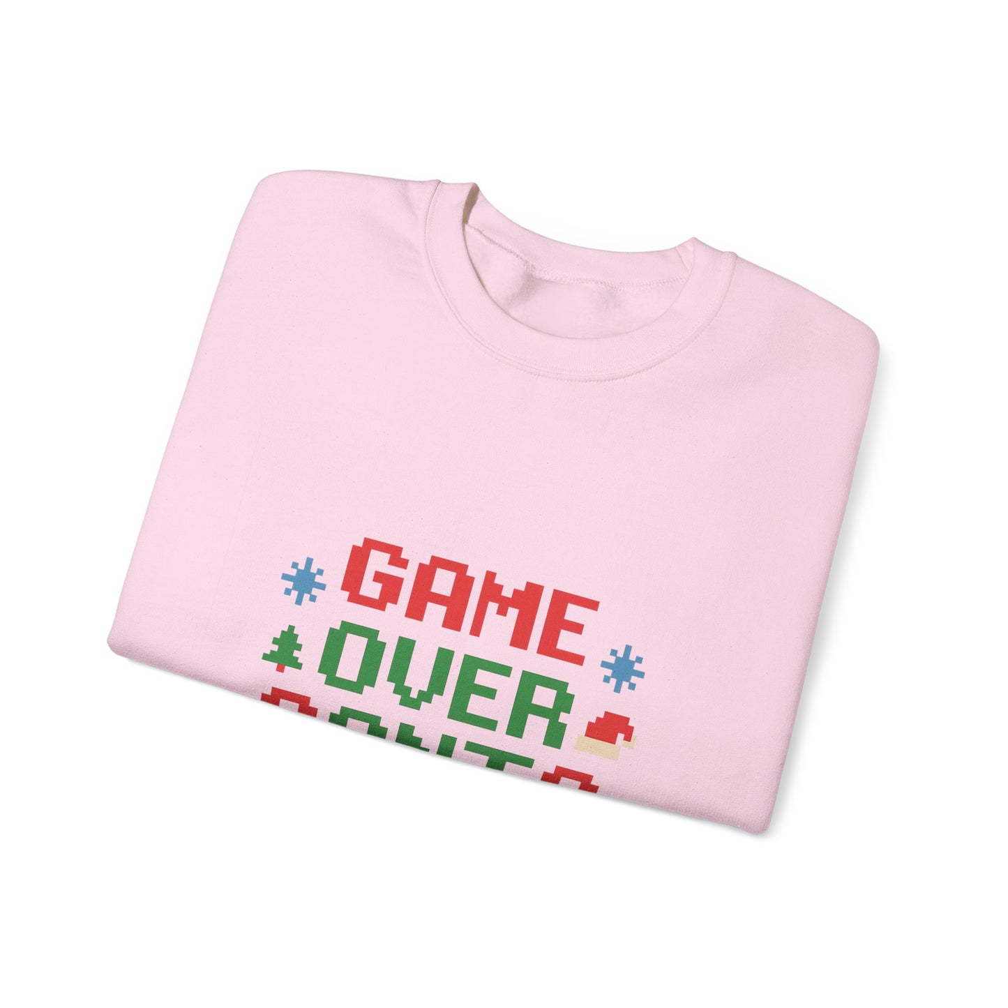 Game Over Santa Is Here Christmas Unisex Heavy Blend™ Crewneck Sweatshirt