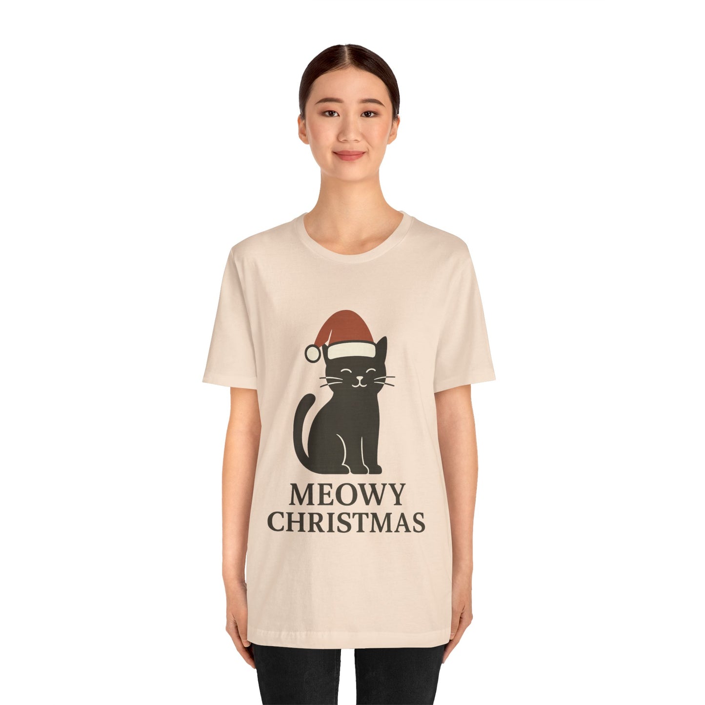 Meowy Christmas Unisex Jersey Short Sleeve Tee T-shirt
