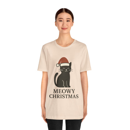 Meowy Christmas Unisex Jersey Short Sleeve Tee T-shirt