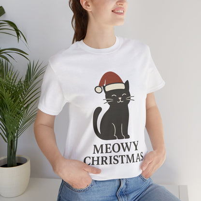 Meowy Christmas Unisex Jersey Short Sleeve Tee T-shirt
