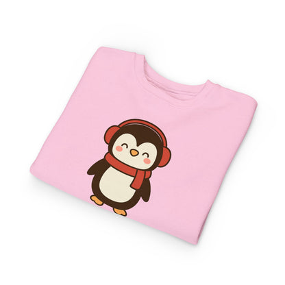 Christmas Winter Penguin Toddler Sweatshirt
