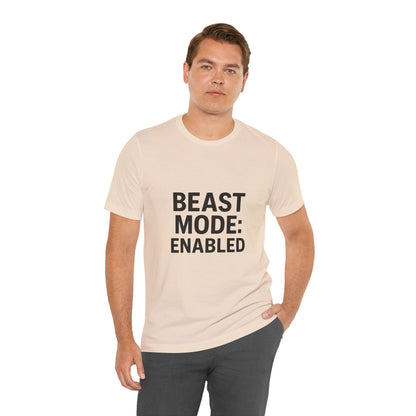 Beast Mode Enabled Unisex Jersey Short Sleeve Tee T-shirt