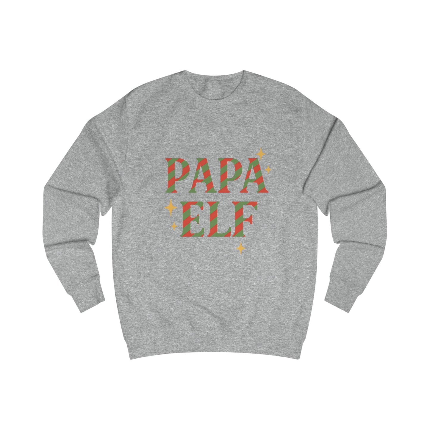 Christmas Family Photo Papa Elf Unisex Sweatshirt