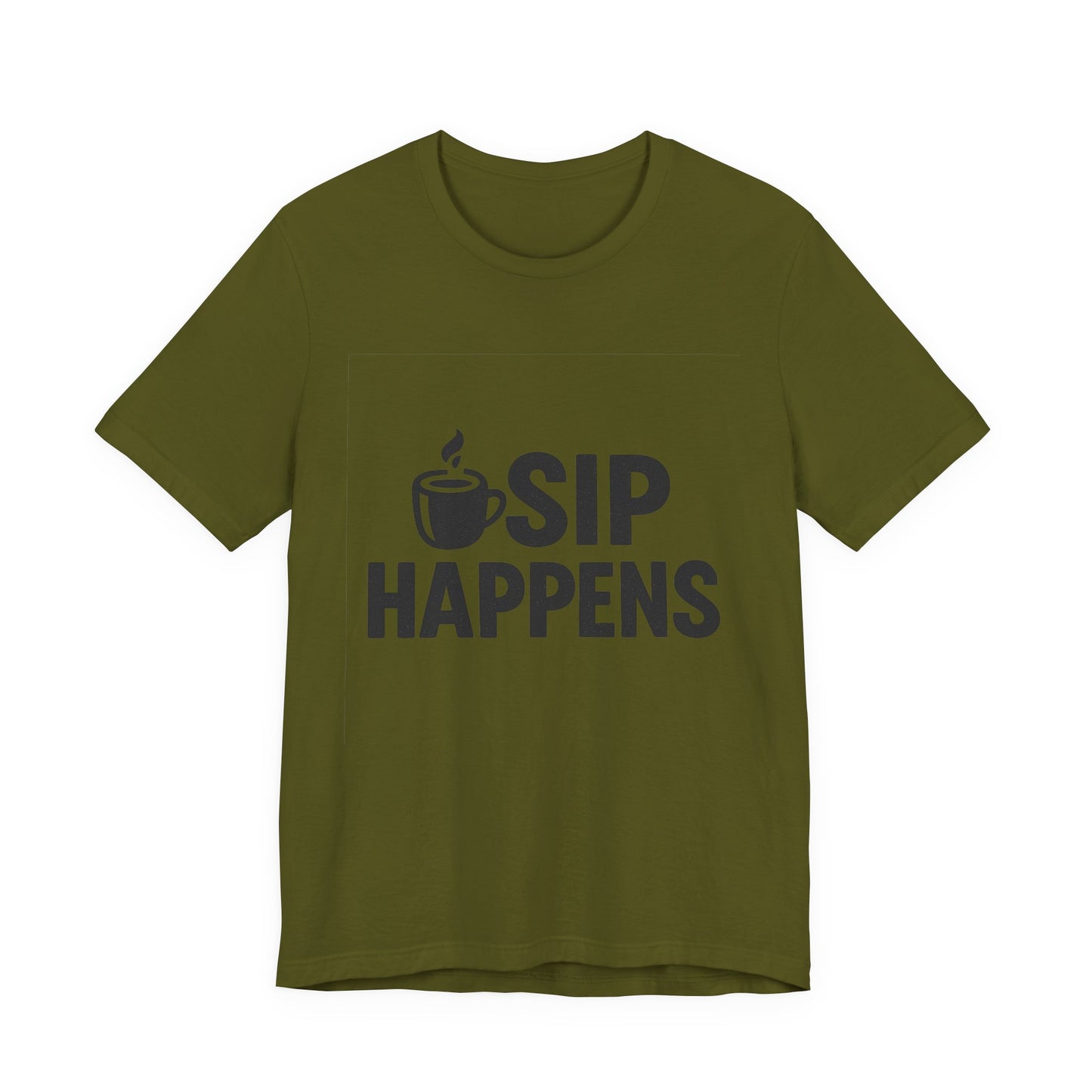 Sip Happens Minimal Edition Unisex Jersey Short Sleeve Tee T-shirt