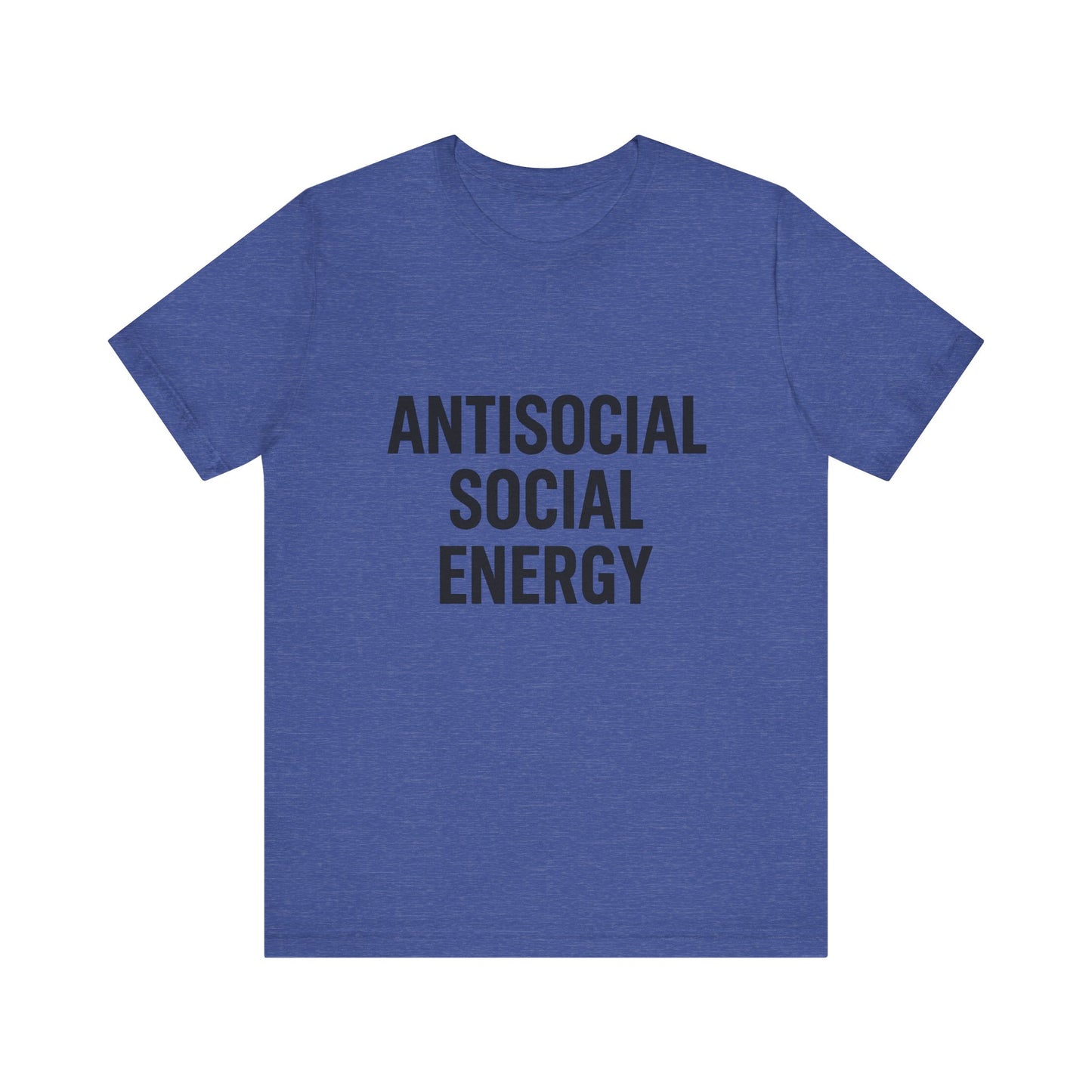 Antisocial Social Energy Unisex Jersey Short Sleeve Tee T-shirt