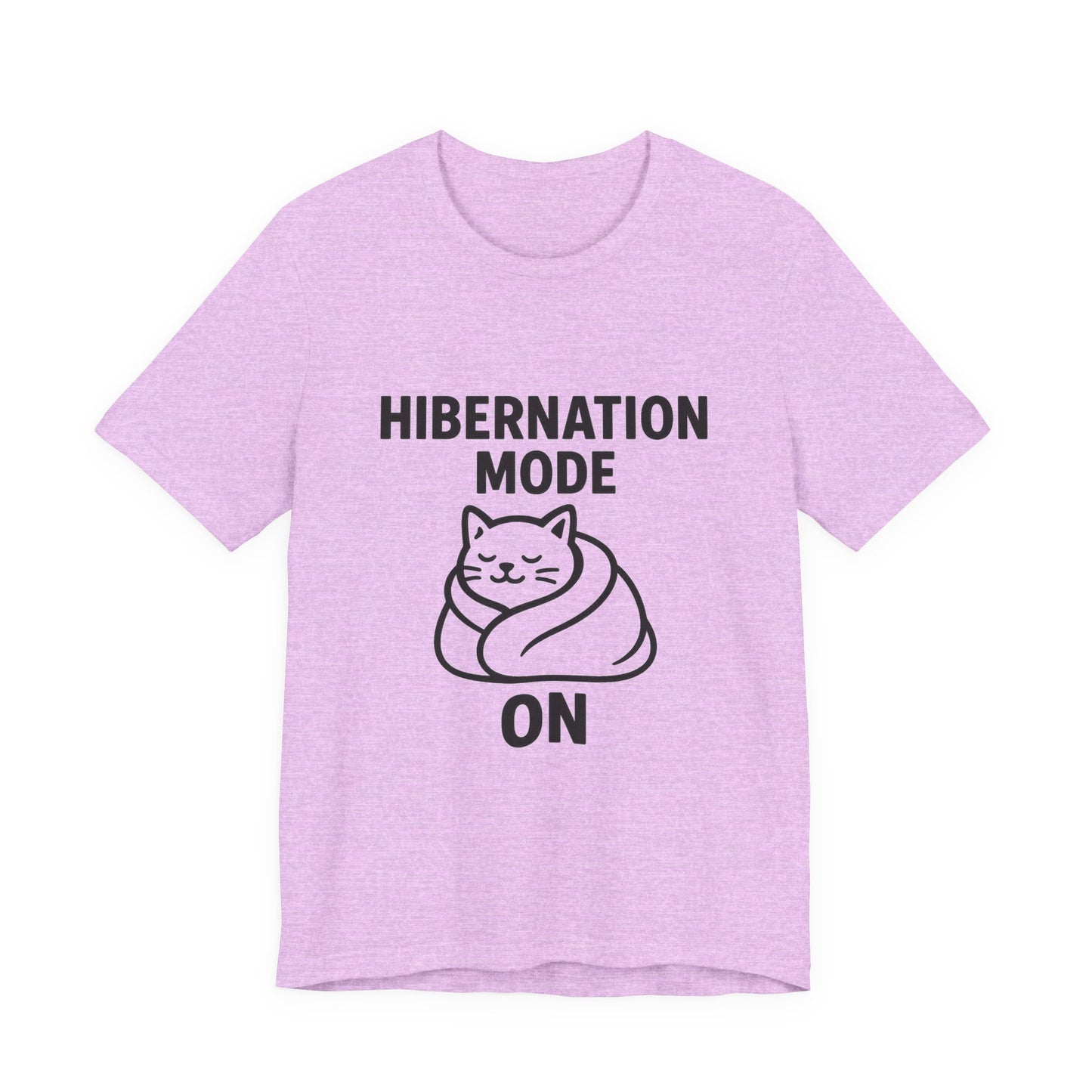 Hibernation Mode On Cat Unisex Jersey Short Sleeve Tee T-shirt