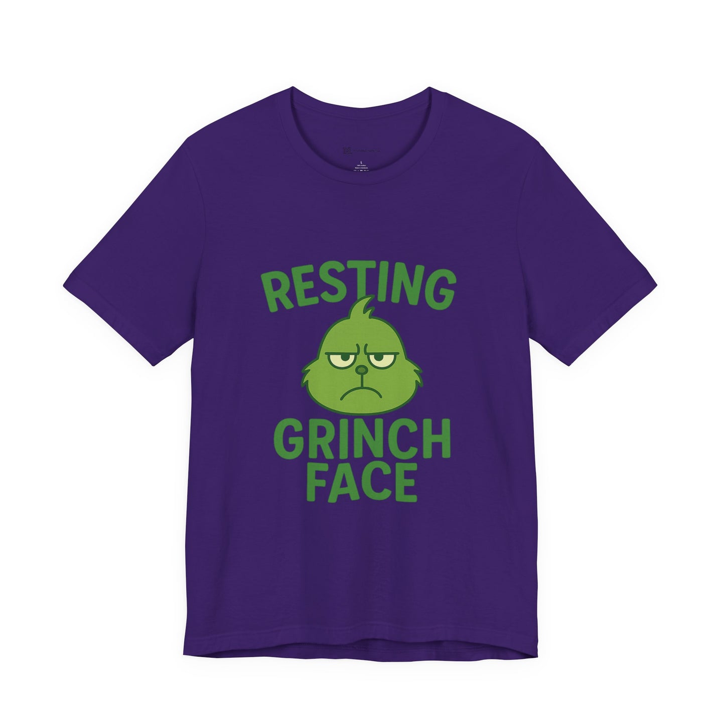 Gringe Resting Face Christmas Unisex Jersey Short Sleeve Tee T-shirt