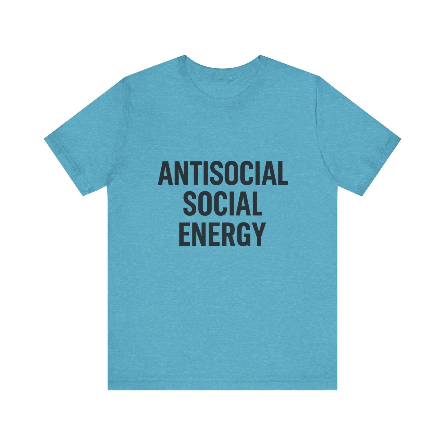 Antisocial Social Energy Unisex Jersey Short Sleeve Tee T-shirt