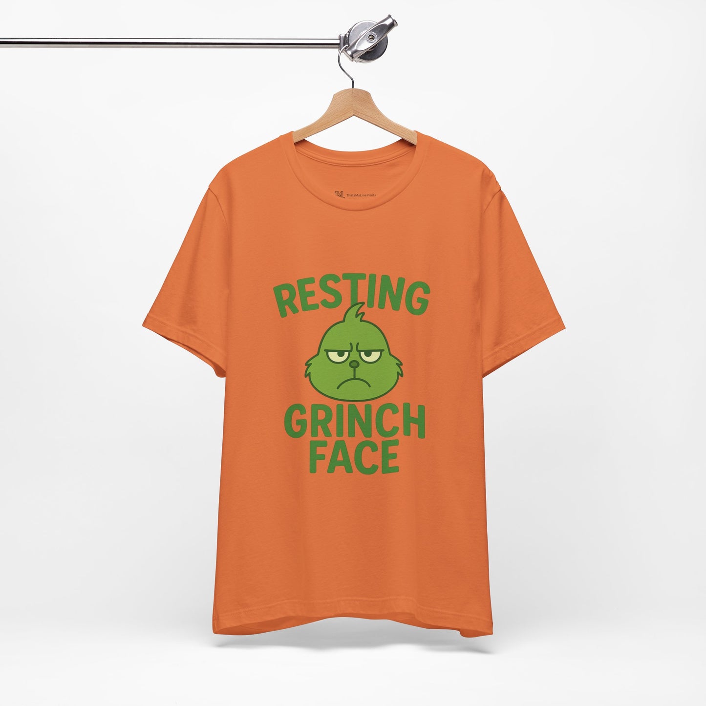 Gringe Resting Face Christmas Unisex Jersey Short Sleeve Tee T-shirt