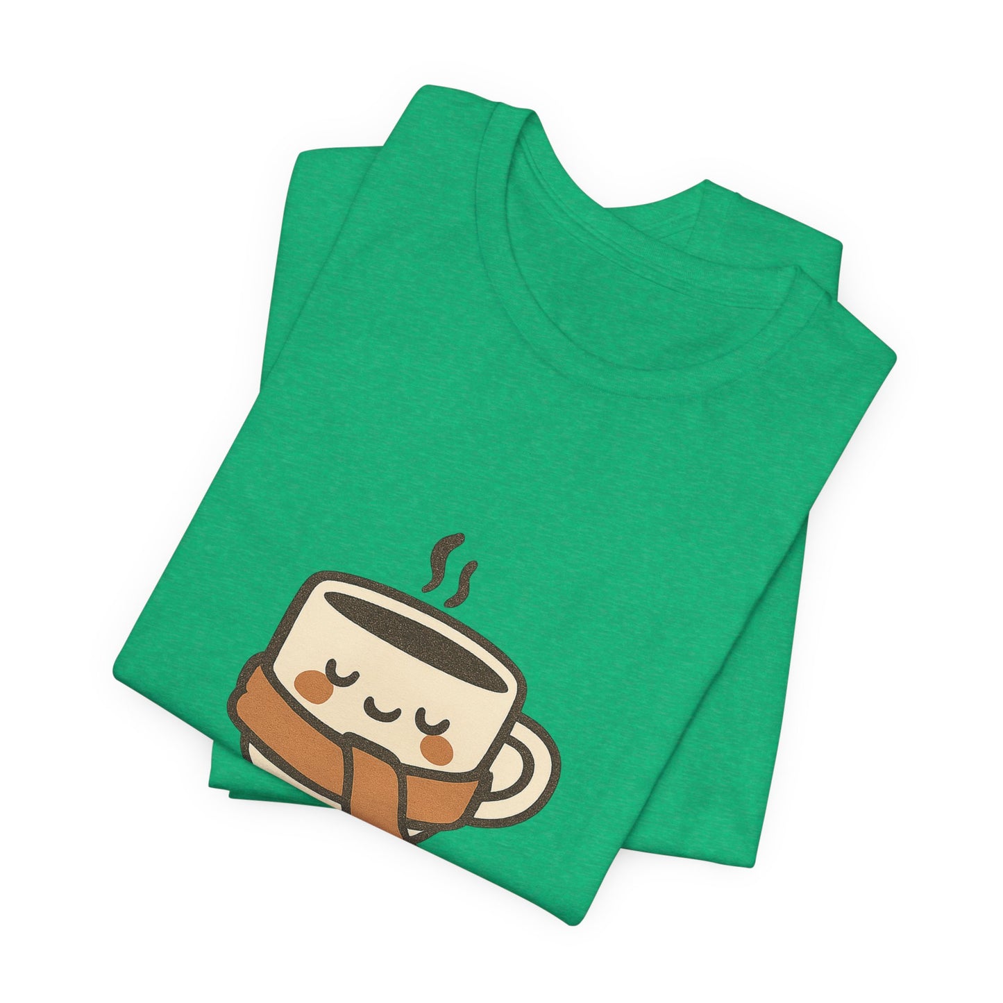 Warm Me Up Coffee Cup Unisex Jersey Short Sleeve Tee T-shirt