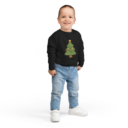 Christmas Tree With Lights Toddler Sweatshirt