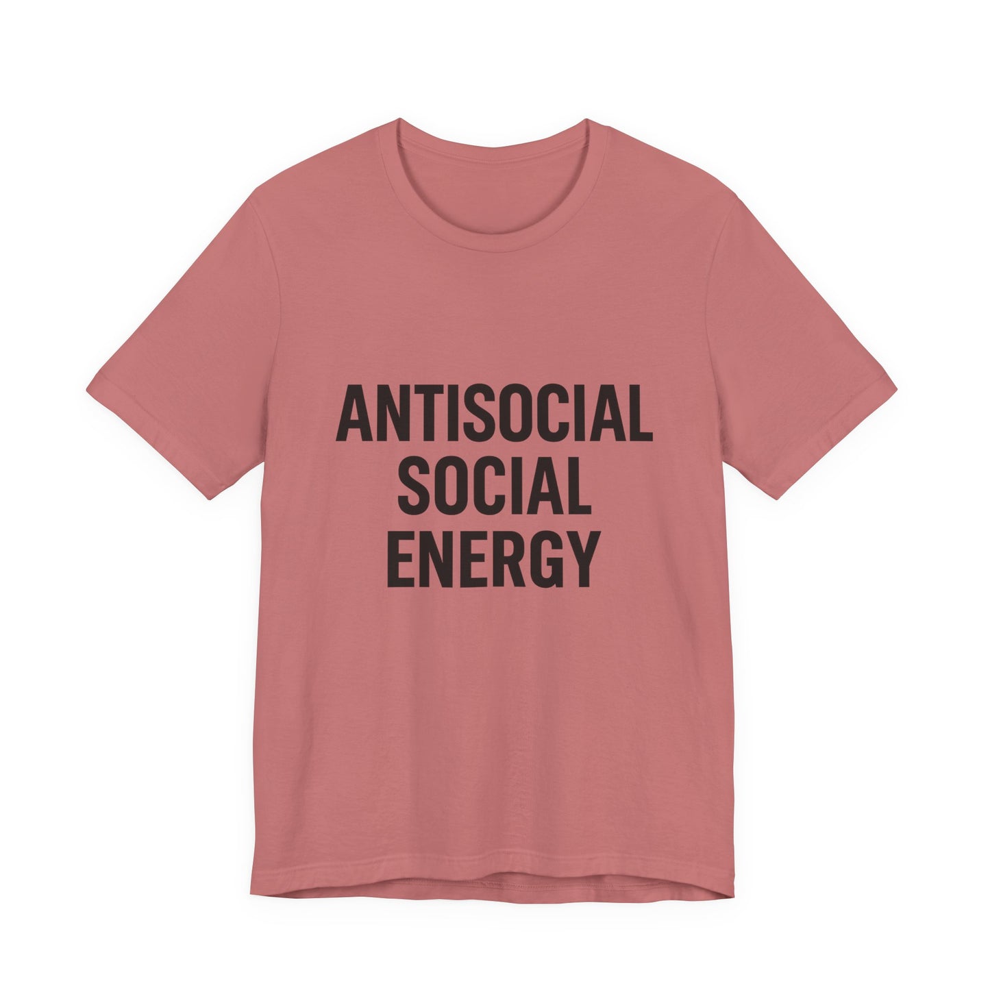 Antisocial Social Energy Unisex Jersey Short Sleeve Tee T-shirt