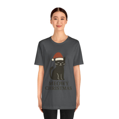 Meowy Christmas Unisex Jersey Short Sleeve Tee T-shirt