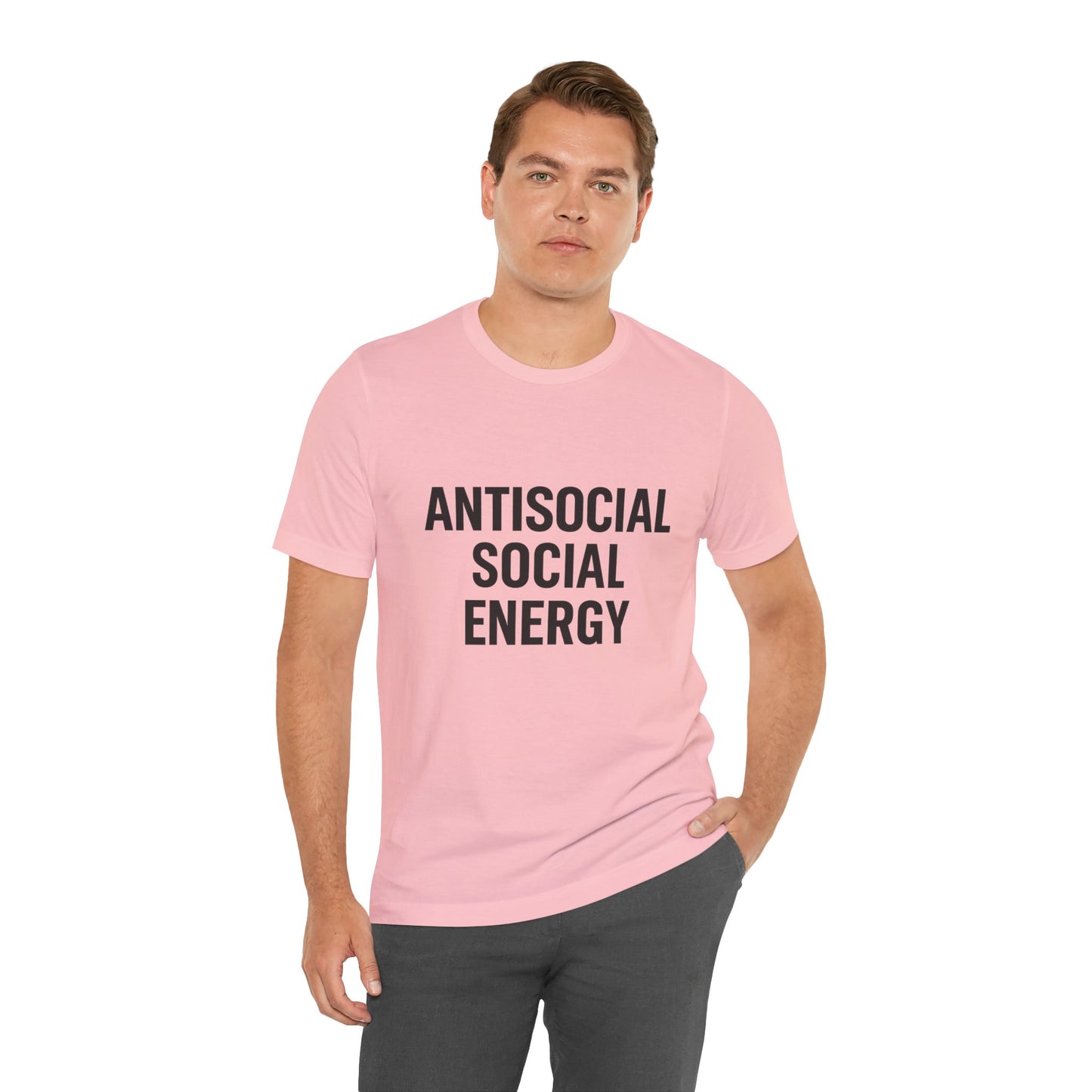 Antisocial Social Energy Unisex Jersey Short Sleeve Tee T-shirt