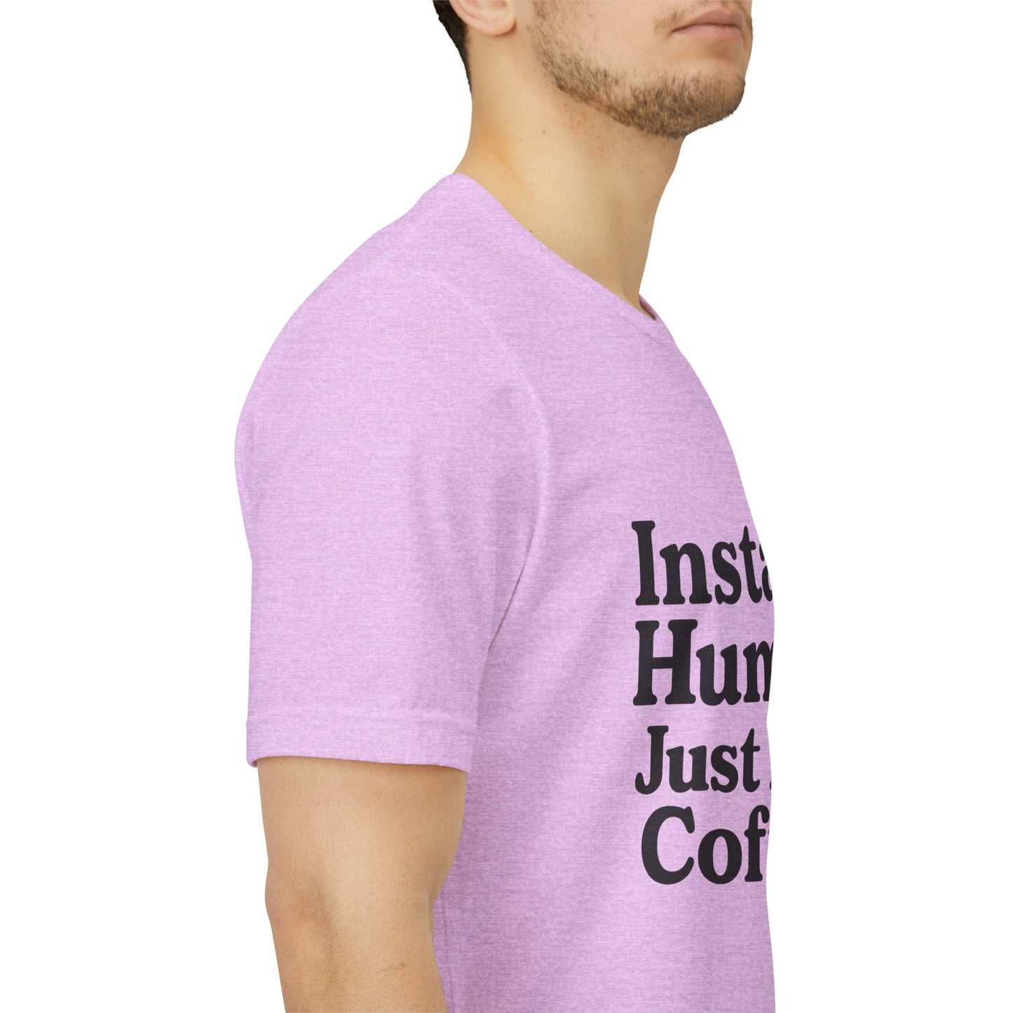 Just Add Coffee Unisex Jersey Short Sleeve Tee T-shirt