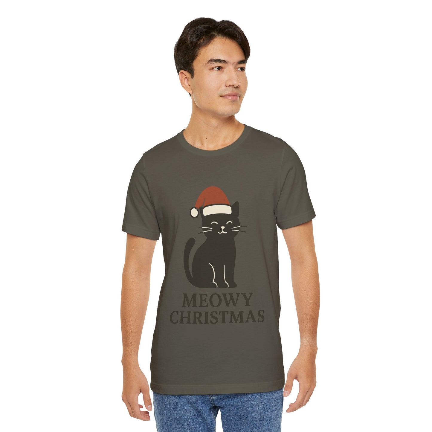Meowy Christmas Unisex Jersey Short Sleeve Tee T-shirt