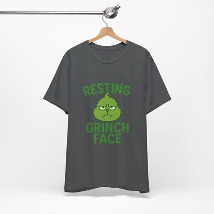 Gringe Resting Face Christmas Unisex Jersey Short Sleeve Tee T-shirt