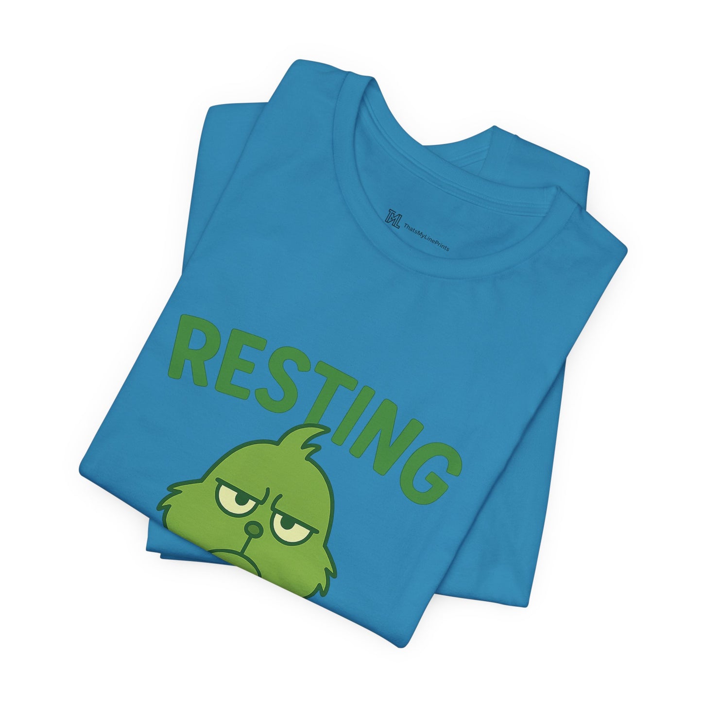 Gringe Resting Face Christmas Unisex Jersey Short Sleeve Tee T-shirt