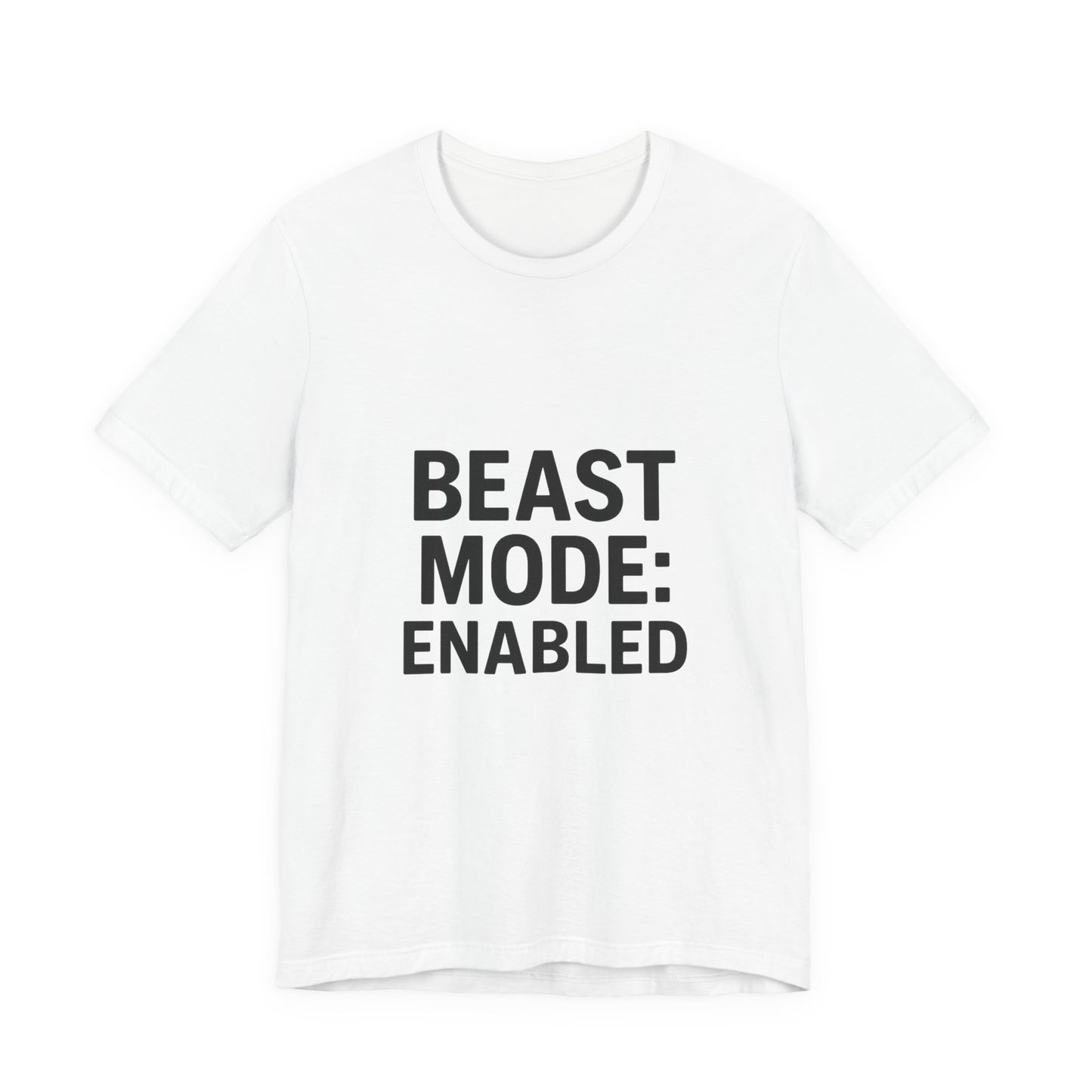 Beast Mode Enabled Unisex Jersey Short Sleeve Tee T-shirt