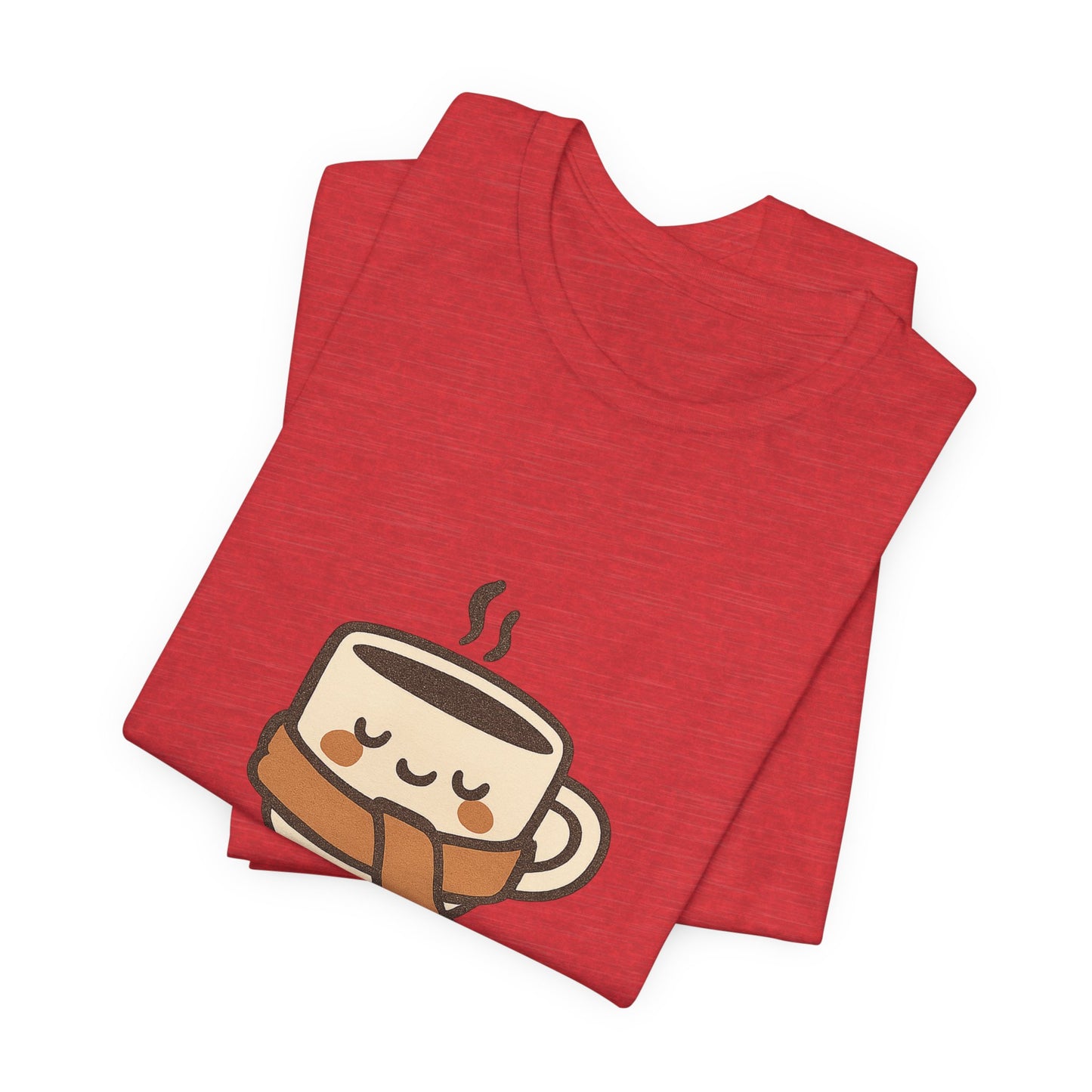 Warm Me Up Coffee Cup Unisex Jersey Short Sleeve Tee T-shirt