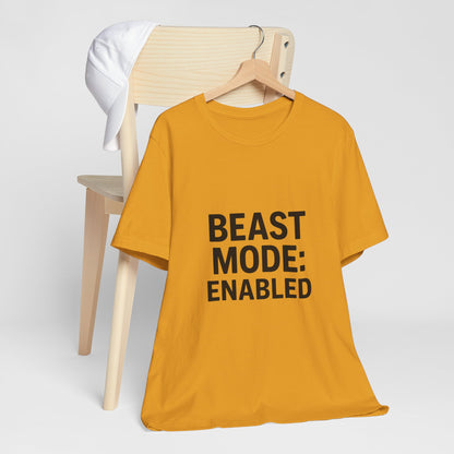 Beast Mode Enabled Unisex Jersey Short Sleeve Tee T-shirt