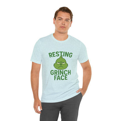 Gringe Resting Face Christmas Unisex Jersey Short Sleeve Tee T-shirt