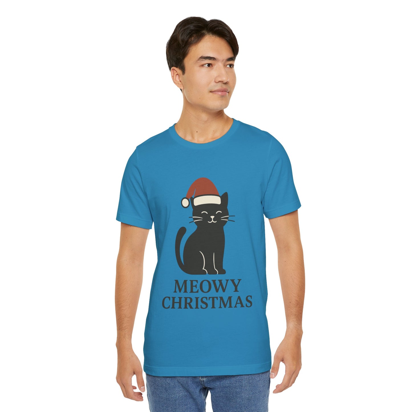 Meowy Christmas Unisex Jersey Short Sleeve Tee T-shirt