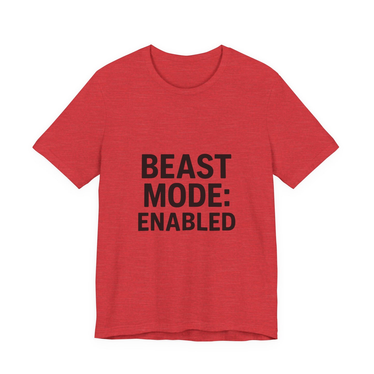 Beast Mode Enabled Unisex Jersey Short Sleeve Tee T-shirt